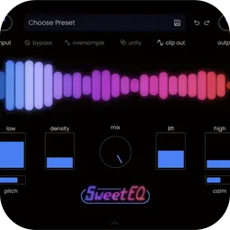 Musik Hack SweetEQ for Mac [用于增强音频轨道的饱和均衡器插件]