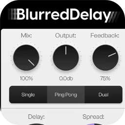 Linear Sounds BlurredDelay for Mac [带有反向回声纹理的环境延迟]