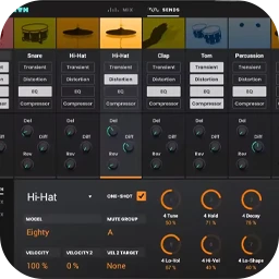 AIR Music Technology DrumSynth for Mac [革命性的鼓合成器，拥有深邃的音色设计]