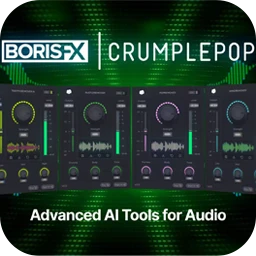 BorisFX CrumplePop Pro for Mac [使用适用于视频和播客的 AI 插件完善您的音频]