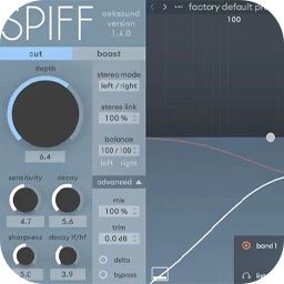 Oeksound Spiff for Mac [自适应瞬态处理器插件]