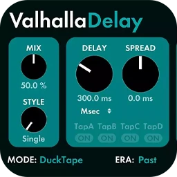 Valhalla DSP Valhalla Delay for Mac [经典和现代的延迟和回声单元]
