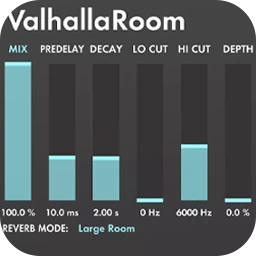 Valhalla DSP Valhalla Room for Mac [一款功能全面的真正立体声算法混响器]