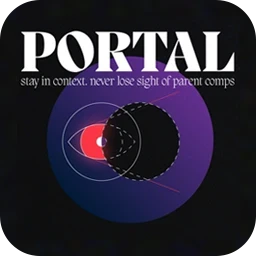 Aescripts PORTAL for Mac [通过在完整上下文中编辑预合成图来提升工作效率]