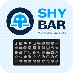 Aescripts Shy Bar for Mac [仅显示、隐藏和选择重要图层]