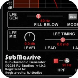 Raising Jake Studios SubMassive for Mac [产生源中不存在的低频信号]