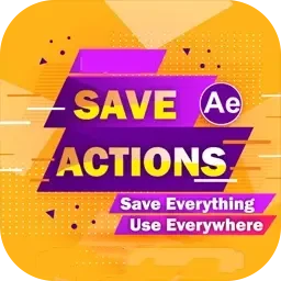 Aescripts – Save Actions for Mac [在 After Effects 中保存和调用操作]