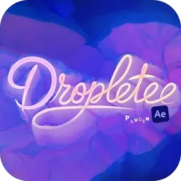 AEscripts Dropletee for Mac [累积帧数的液体扭曲效果]
