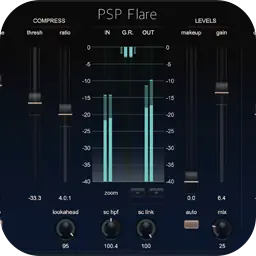 PSPaudioware PSP Flare for Mac [用于平滑音量控制的心理声学压缩器]