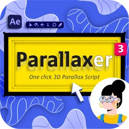 Aescripts Parallaxer 3 for Mac [将您的分层文件转换为精美的 3D 合成图]