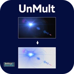 Aescripts UnMult for Mac [移除黑色背景以添加光照效果]
