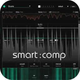 Sonible smart:comp 3 for Mac [一种人工智能驱动的光谱动力学压缩器]
