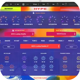 Teletone Audio HYPE for Mac [一款拥有超过 100 种节奏和 700 多种模式的鼓乐器]