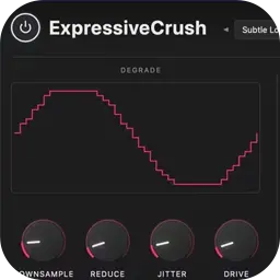 Expressive DSP ExpressiveCrush for Mac [利用创意比特压缩技术为声音增添动感和深度]